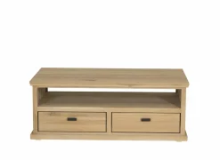 Salontafels|Salontafel Grimaldi 120x74cm - eik massief - naturel