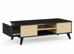 Salontafels|Salontafel Kent 50x107cm - decor - chêne de fil & sidewalk