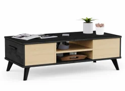 Salontafels|Salontafel Kent 50x107cm - decor - chêne de fil & sidewalk