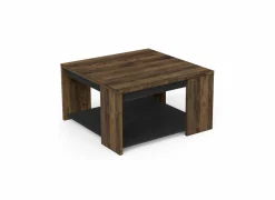 Salontafels|Salontafel Monaco 80x80cm - decor - saloon eik & zwart