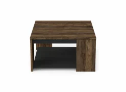 Salontafels|Salontafel Monaco 80x80cm - decor - saloon eik & zwart