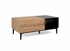 Salontafels|Salontafel Nola 100x40cm - melamine - artisanale eik