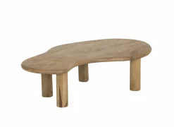 Salontafel Odilon 145x85cm - hout massief - naturel- Salontafels