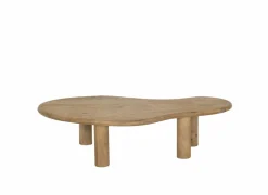 Salontafel Odilon 145x85cm - hout massief - naturel- Salontafels
