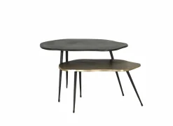 Salontafels|Salontafel Organic set van 2 - aluminium