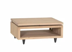 Salontafels|Salontafel Palacio 90x65cm - eik massief - naturel