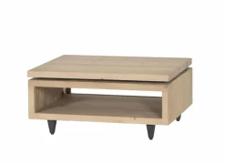 Salontafels|Salontafel Palacio 90x65cm - eik massief - naturel