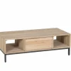 Salontafels|Salontafel Polar 120x60cm - eik massief & decor - naturel