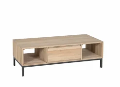 Salontafels|Salontafel Polar 120x60cm - eik massief & decor - naturel