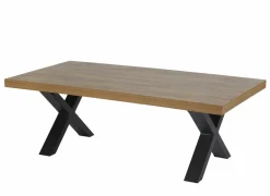 Salontafels|Salontafel Samuel 130x65cm - decor - denver eik & zwart