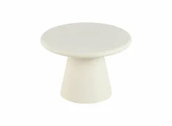 Salontafels|Salontafel SL2405  Ø60cm - cementex - wit