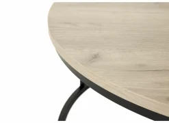 Salontafel Sunrise 80x35/60x32cm - MDF & melamine - bruin set van 2- Salontafels