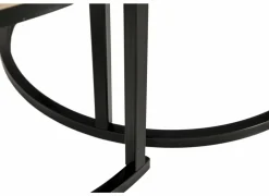 Salontafel Sunrise 80x35/60x32cm - MDF & melamine - bruin set van 2- Salontafels