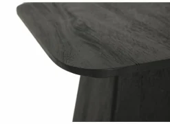 Salontafel Thalia 40x40cm - mango massief - zwart- Salontafels