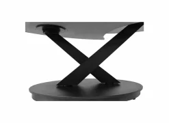 Salontafels|Salontafel Volcano 140/95x60x40/36cm - gesinterd steen - zwart