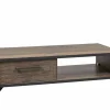 Salontafel 135x68cm - decor - bruin- Salontafels