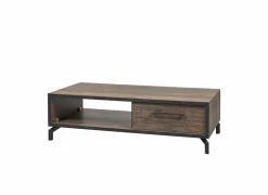 Salontafel 135x68cm - decor - bruin- Salontafels