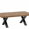 Salontafels|Salontafel 130x68cm - decor - bruin & zwart