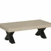 Salontafel 135x68cm - decor - natuurlijke olm- Salontafels
