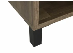 Salontafels|Salontafel 125x68cm - decor - old teak & matt black