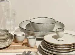 Salt & Pepper Schaal Artisan 32x7,5cm - stoneware - groen- Serveerschalen