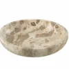 Schaal Ø35cm - marmer - beige- Schalen