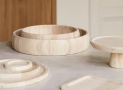 Salt & Pepper Serveerschalen|Schaal Rural Ø28cm - mango massief - bruin