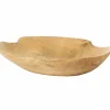 Schaal Unfinish Ø50cm - teak - naturel- Schalen