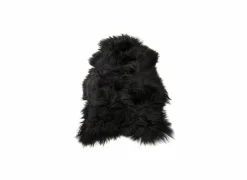 Mars & More Herfstdecoratie|Kindertapijten|Schapenvacht Ijsland 60x110cm zwart