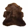 Schapenvacht 71x107cm - bruin- Dierenhuiden & Vachten|Dierenhuiden & Vachten