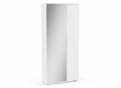 Schoenenkast Ebony 83x24xH178cm - decor - wit- Schoenenkasten