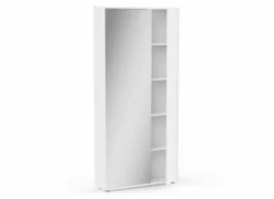 Schoenenkast Ebony 83x24xH178cm - decor - wit- Schoenenkasten