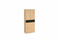 Schoenenkast Naia 80x40x192cm - decor - jackson hickory bruin- Schoenenkasten