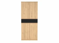 Schoenenkast Naia 80x40x192cm - decor - jackson hickory bruin- Schoenenkasten