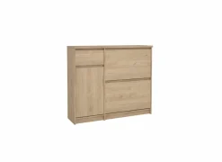 Schoenenkast Naia 109x32x93cm - decor - jackson hickory bruin- Schoenenkasten