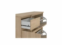 Schoenenkast Naia 109x32x93cm - decor - jackson hickory bruin- Schoenenkasten