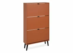 Schoenenkasten|Schoenenkast Vigo 70x24x125cm - melamine - terra