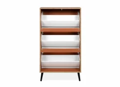 Schoenenkasten|Schoenenkast Vigo 70x24x125cm - melamine - terra