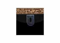 Schoenenkasten|Schoenenkast Zwart 60x23,3x119,5cm - decor - zwart & naturel