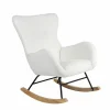 Schommelstoel Hakka  - stof - beige- Fauteuils