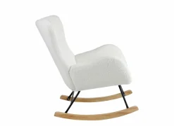 Schommelstoel Hakka  - stof - beige- Fauteuils