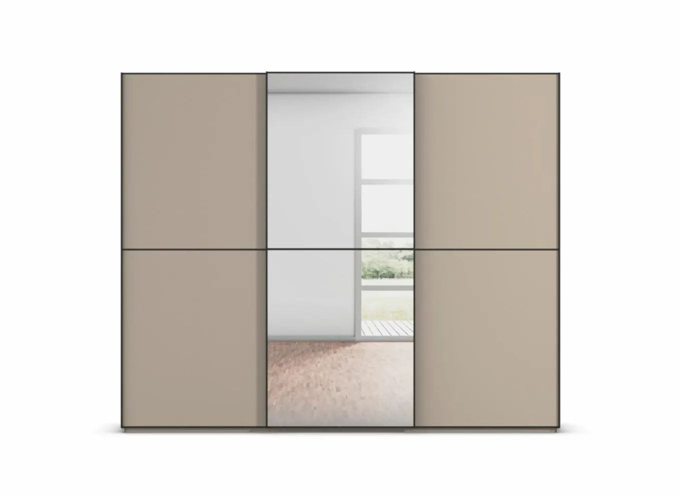 Schuifdeurkast|Schuifdeurkast|Schuifdeurkast 270cm - decor - fango