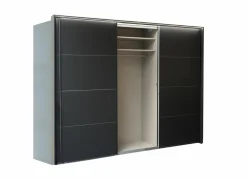 Schuifdeurkast 300cm - decor - zwart- Schuifdeurkast|Schuifdeurkast