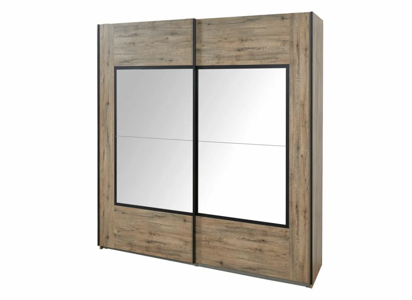 Schuifdeurkast|Schuifdeurkast|Schuifdeurkast 217cm - decor - scarlet eik