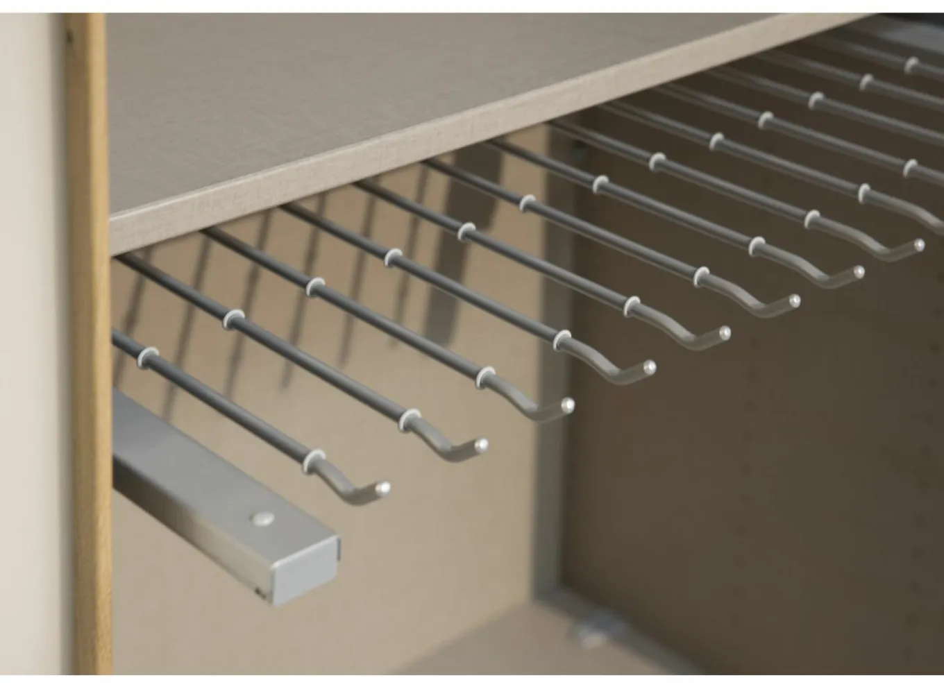 Schuifdeurkast|Schuifdeurkast|Schuifdeurkast 270cm - decor - champagne