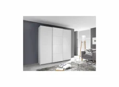 Schuifdeurkast|Schuifdeurkast|Schuifdeurkast 203cm - decor - wit
