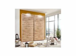 Schuifdeurkast Easyplus 225cm - decor - bruin- Schuifdeurkast|Schuifdeurkast