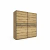 Schuifdeurkast Kato 200cm - melamine - etna eik- Schuifdeurkast|Schuifdeurkast