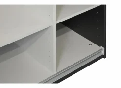 Schuifdeurkast|Schuifdeurkast|Schuifdeurkast Rosie 245cm - melamine - zwart