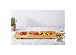 Cosy & Trendy Serveerschalen|Hapjes|Serveerplank XL  88x26cm - bamboe - naturel